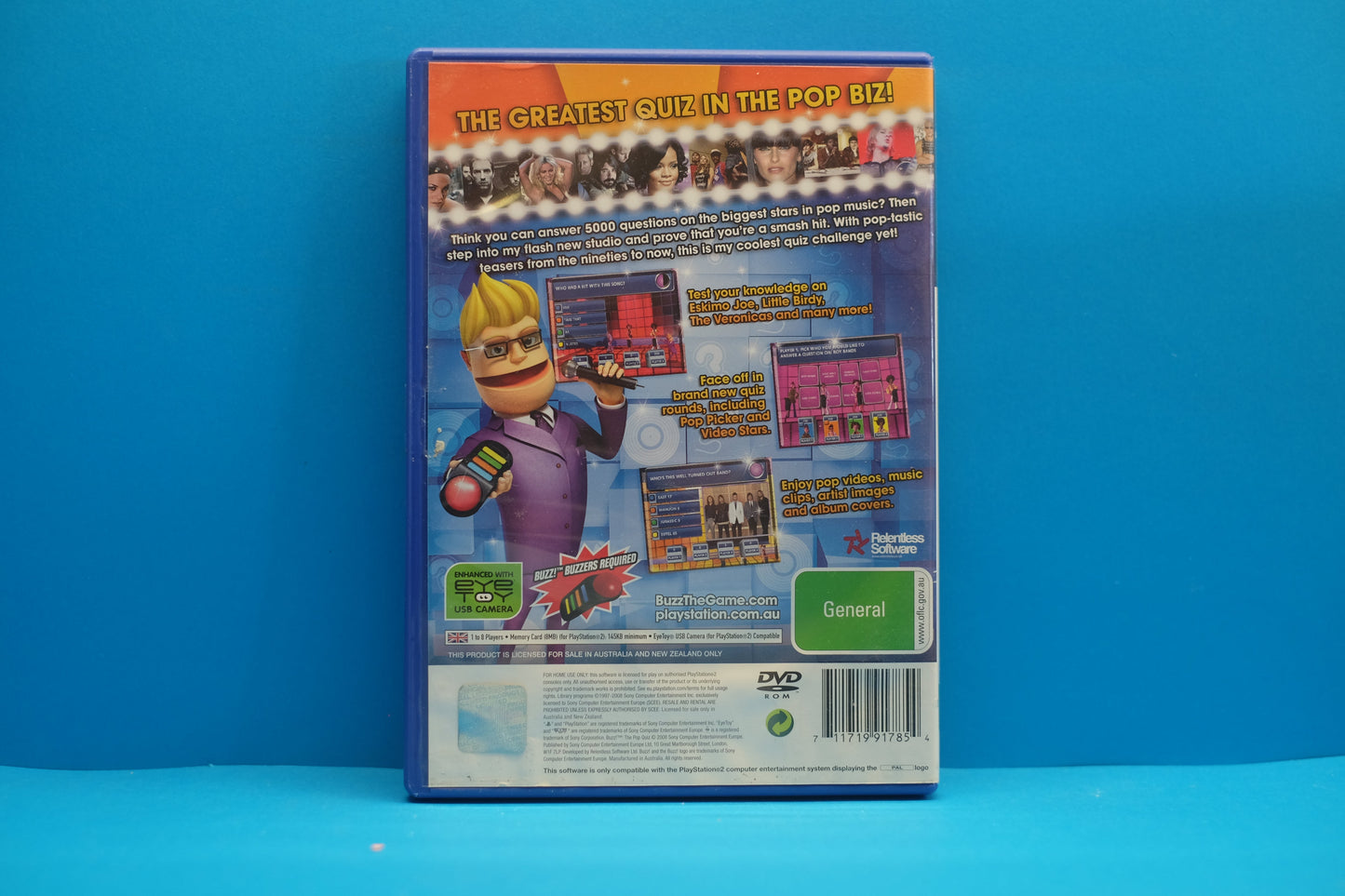 Buzz The Pop Quiz - Playstation 2 - Pre-Owned