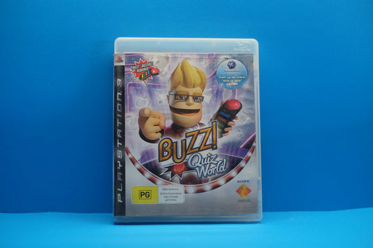 Buzz Quiz World *No Manual* - Playstation 3 - Pre-Owned