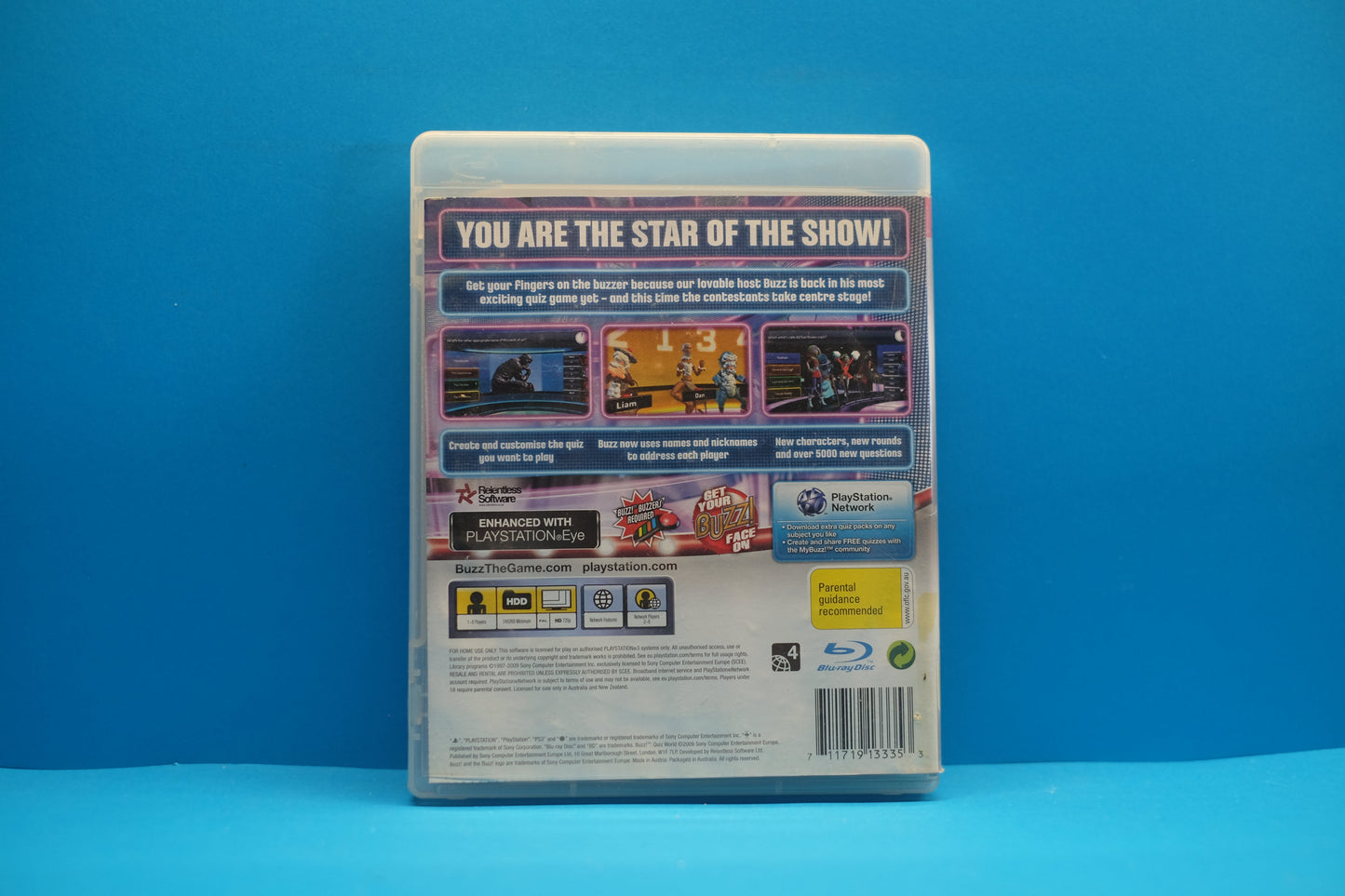 Buzz Quiz World *No Manual* - Playstation 3 - Pre-Owned