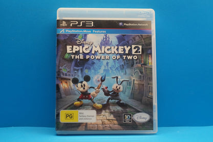 Disney Epic Mickey 2 The Power Of Two - Playstation 3 - Pre-Owned