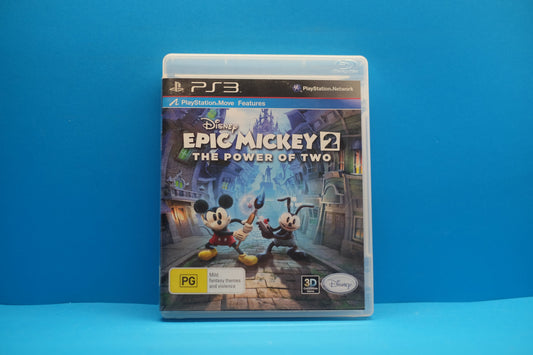 Disney Epic Mickey 2 The Power Of Two - Playstation 3 - Pre-Owned
