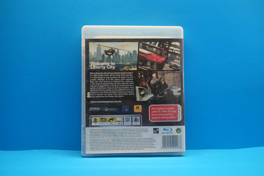Grand Theft Auto IV (4) *Complete* - Playstation 3 - Pre-Owned