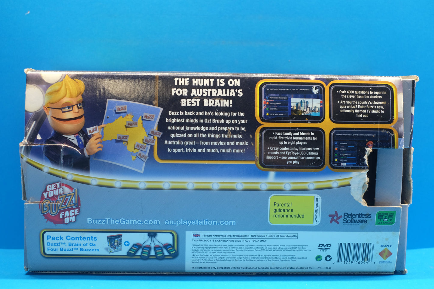 Buzz Brain Of Oz (Boxed) - Playstation 2 - Pre-Owned