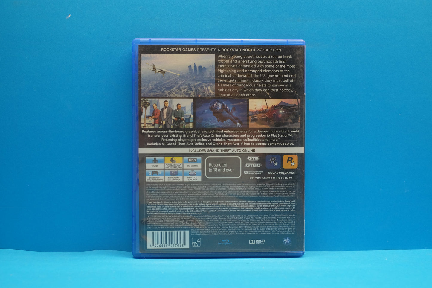 Grand Theft Auto V (5) *Complete* - Playstation 4 - Pre-Owned