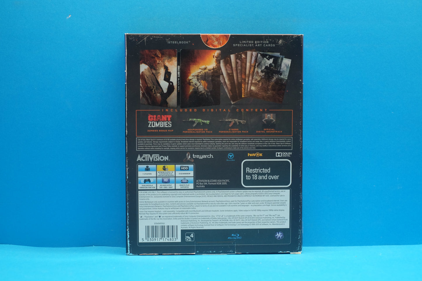 Call Of Duty Black Ops III (3) (Hardened Edition) - Playstation 4 - Pre-Owned