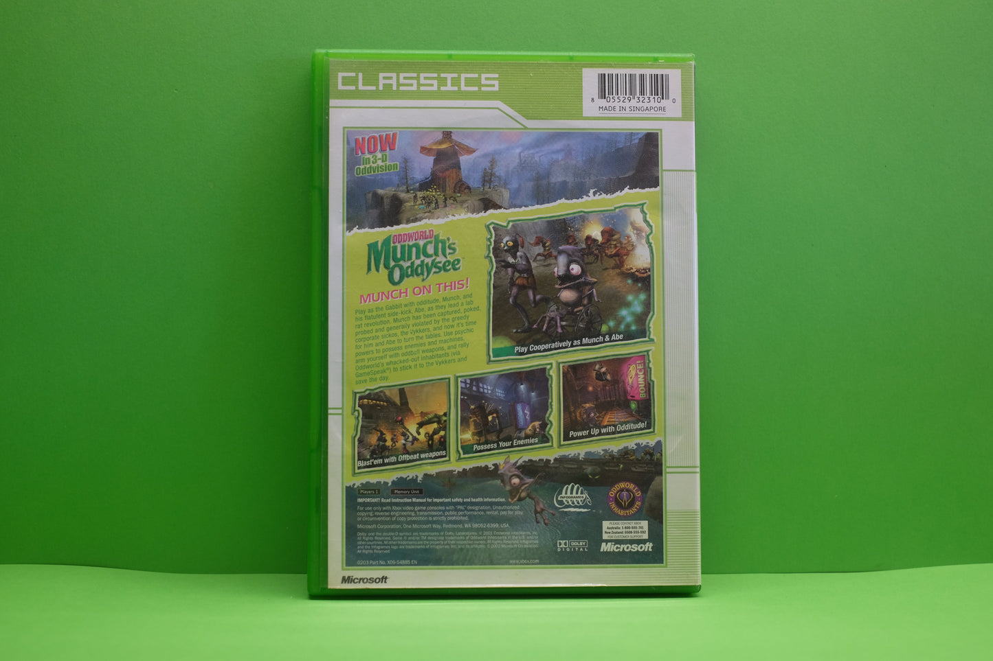 Oddworld Munch's Oddysee (Classics) - Xbox Original - Pre-Owned