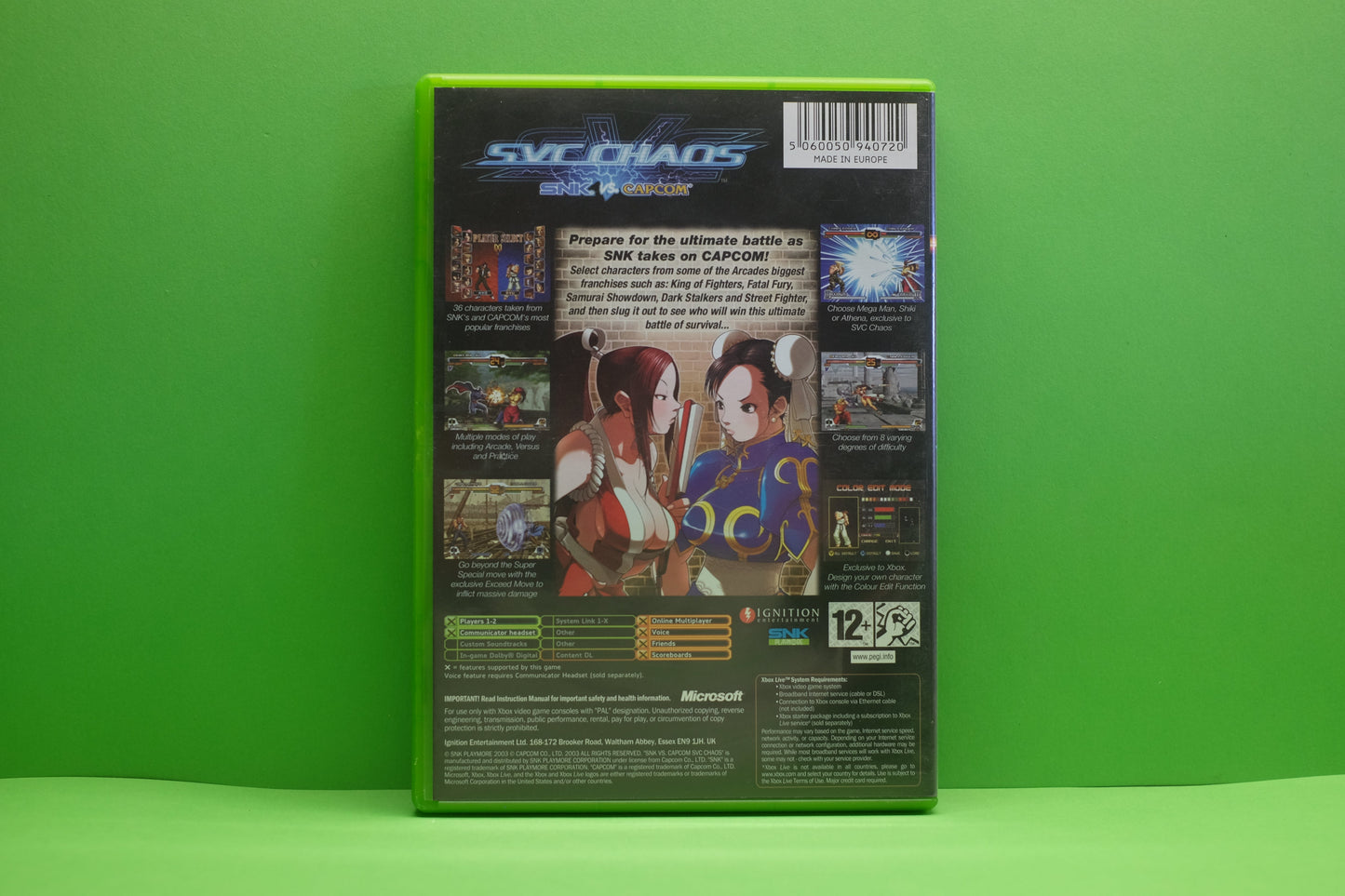SNK VS Capcom SVC Chaos - Xbox Original - Pre-Owned