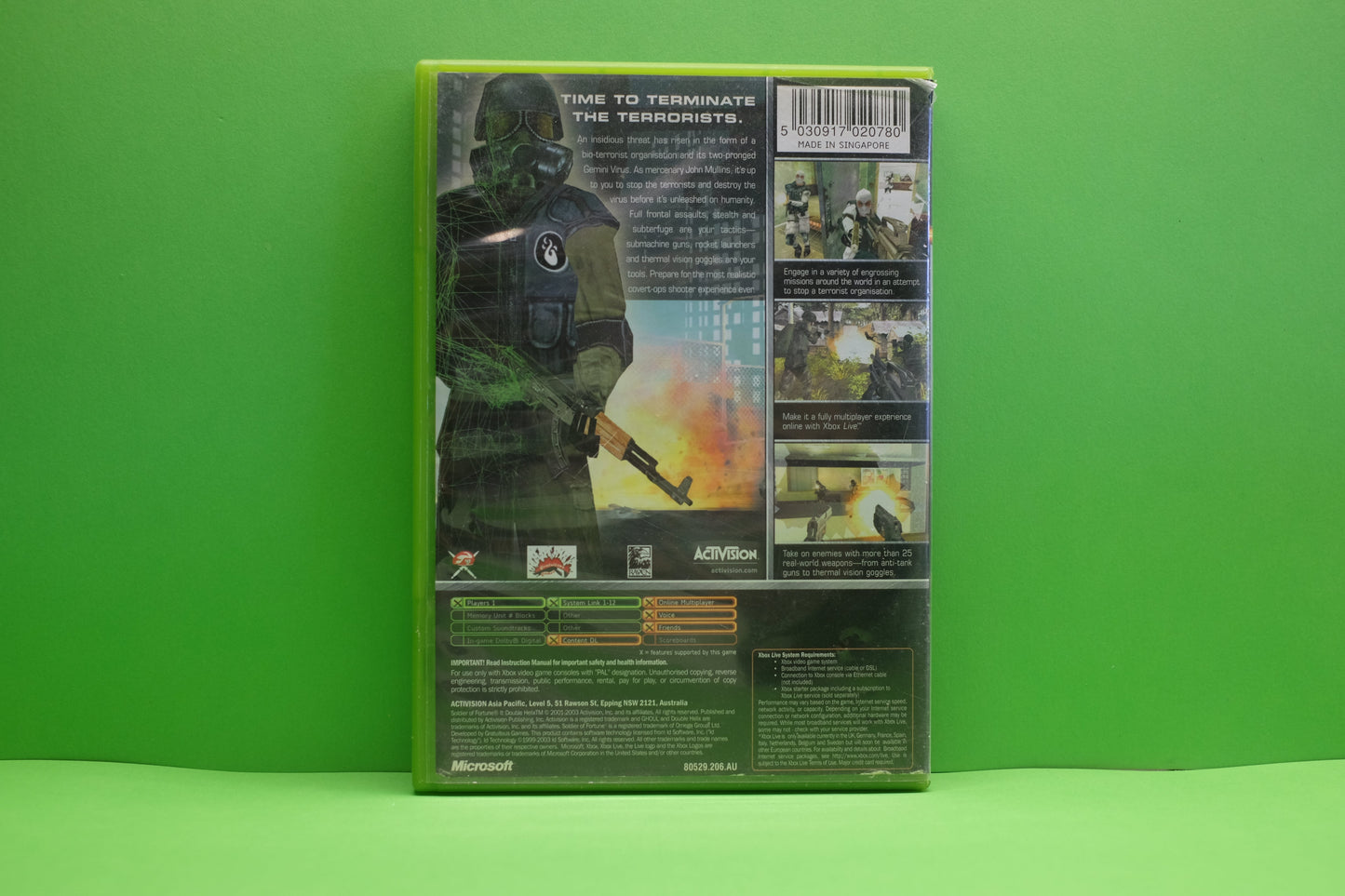 Soldier Of Fortune Double Helix II (2) - Xbox Original - Pre-Owned