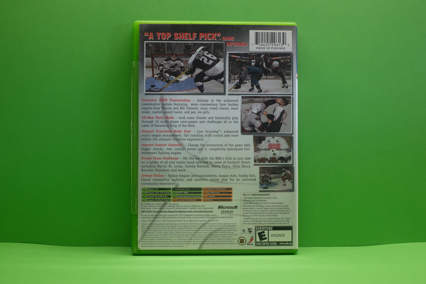 ESPN NHL 2K5 (NTSC) - Xbox Original - Pre-Owned