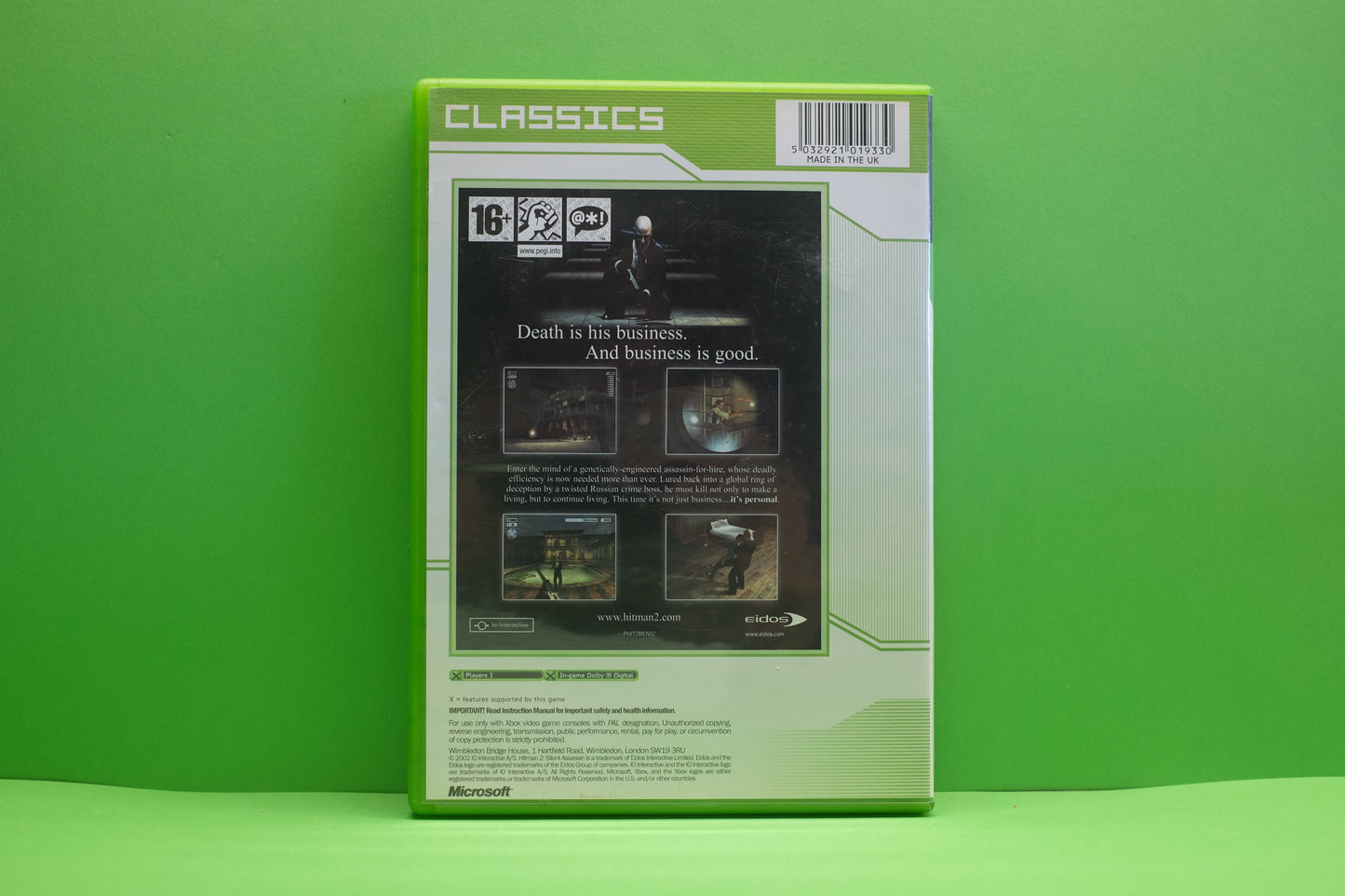 Hitman 2 Silent Assassin (Classics) - Xbox Original - Pre-Owned