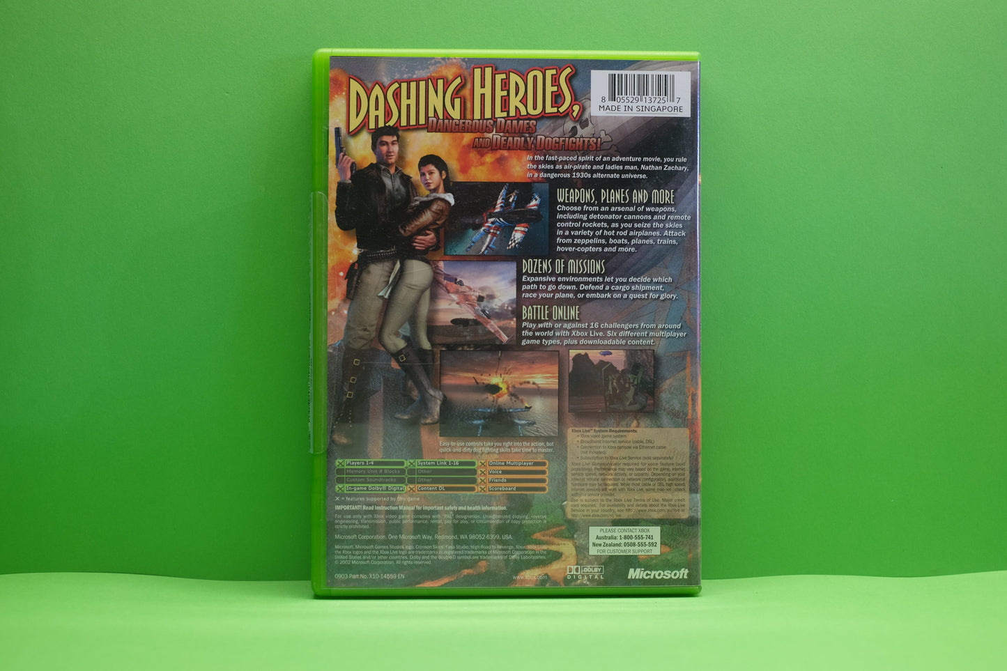 Crimson Skies High Road To Revenge - Xbox Original - Pre-Owned