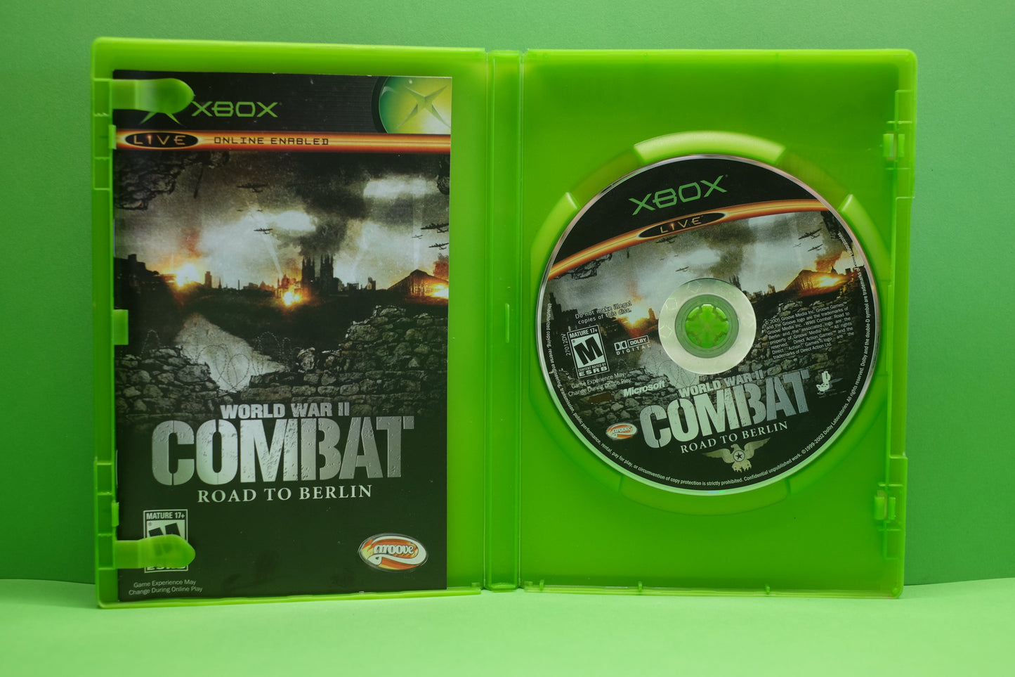 World War II (2) Combat Road To Berlin (NTSC) - Xbox Original - Pre-Owned