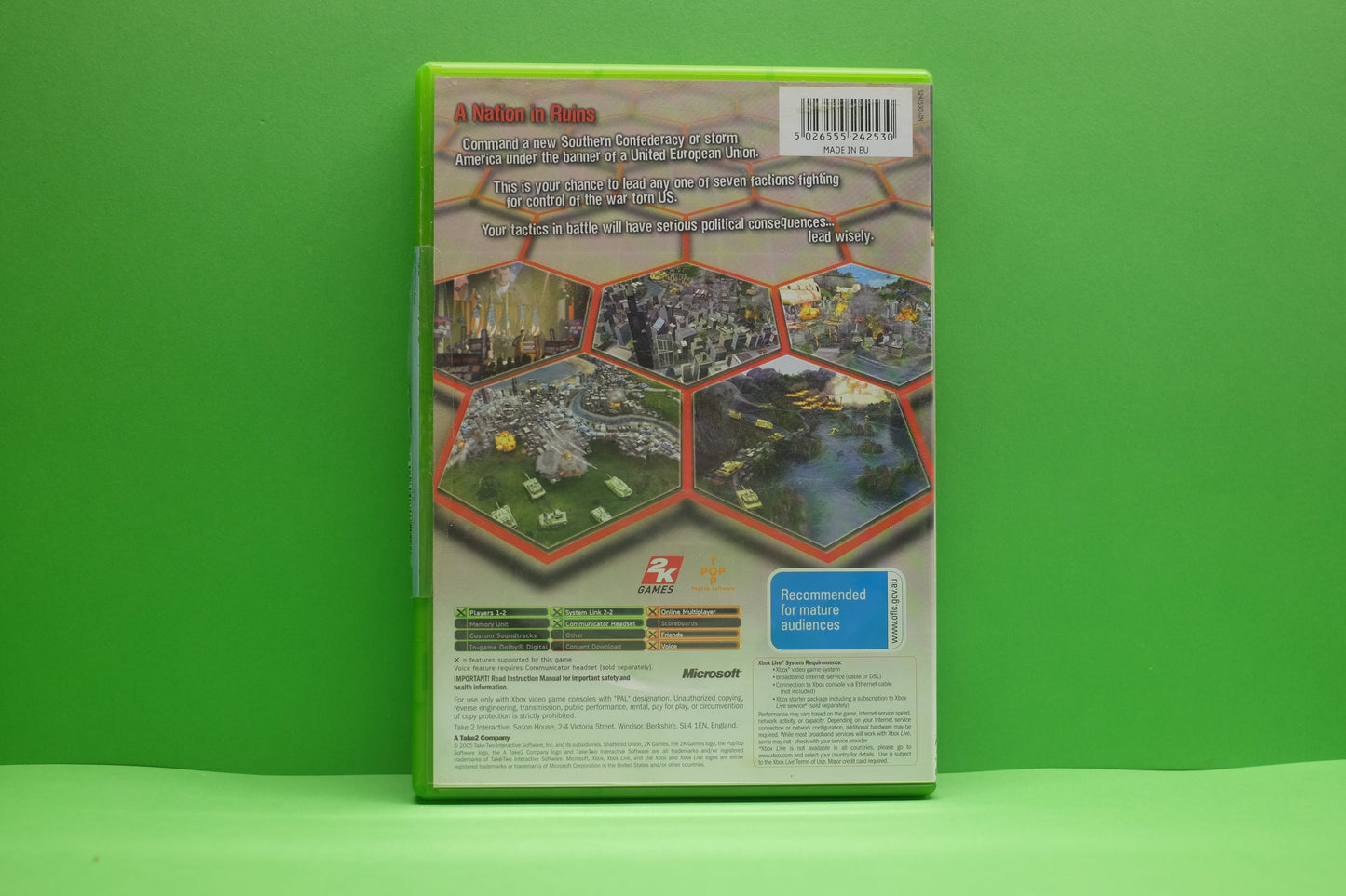 Shattered Union - Xbox Original - Pre-Owned