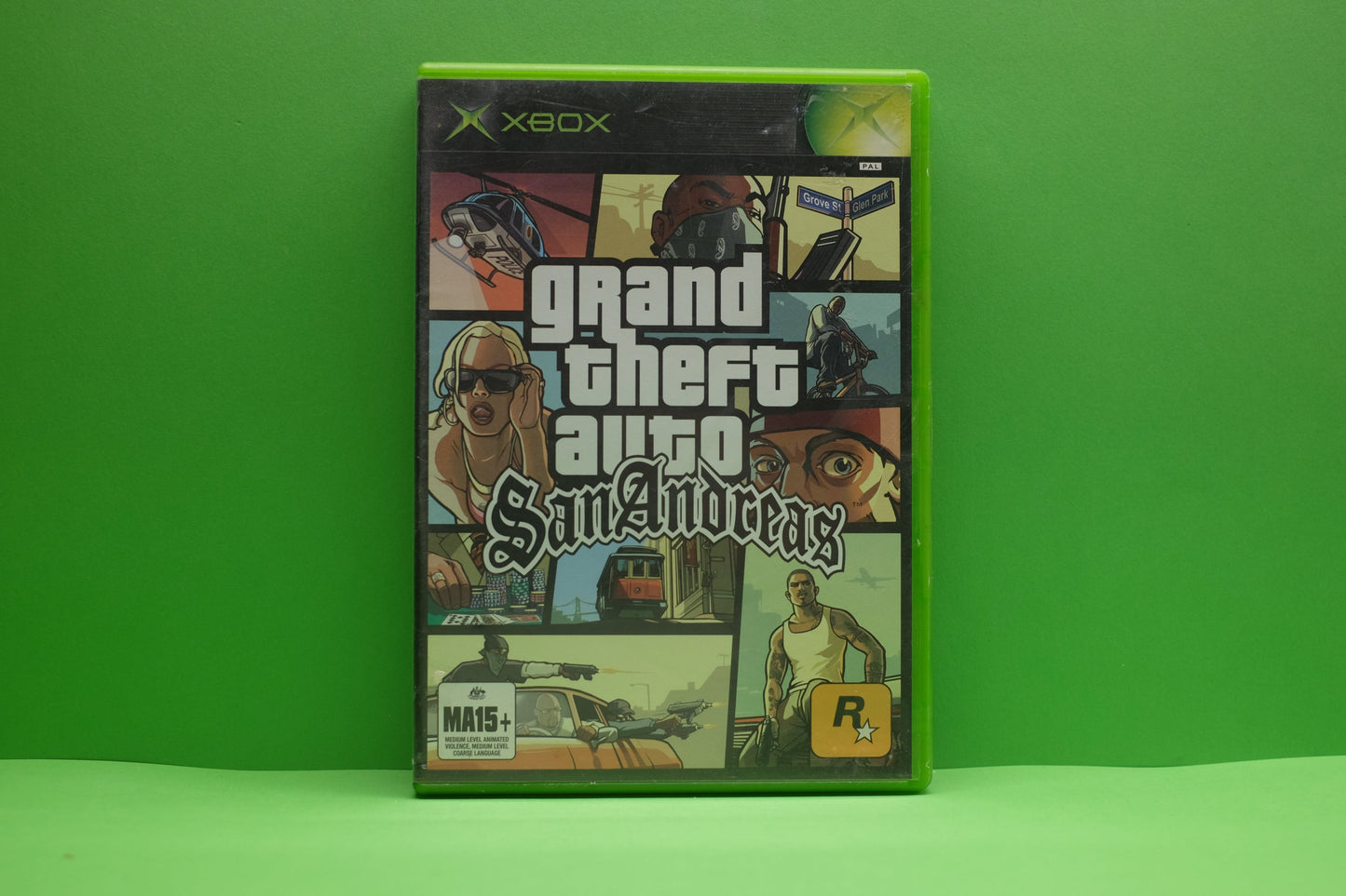 Grand Theft Auto San Andreas *No Manual* - Xbox Original - Pre-Owned