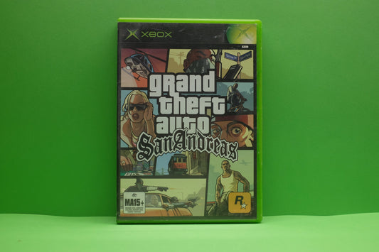 Grand Theft Auto San Andreas *No Manual* - Xbox Original - Pre-Owned