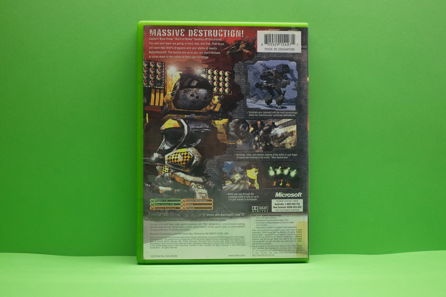 Mechassault - Xbox Original - Pre-Owned