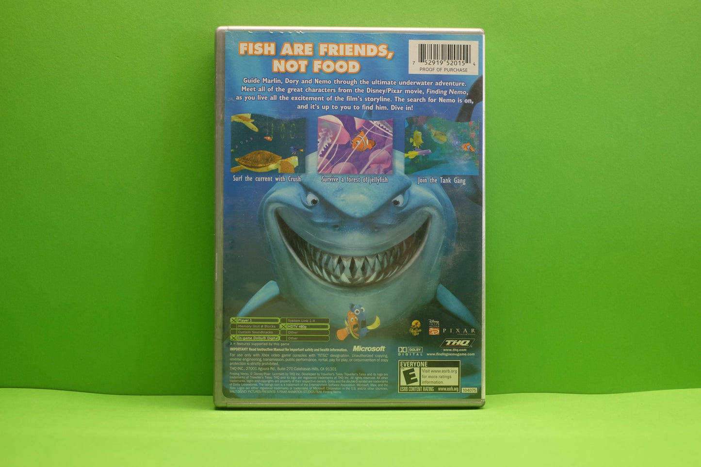 Disney Pixar Finding Nemo (NTSC) (Platinum) - Xbox Original - Pre-Owned