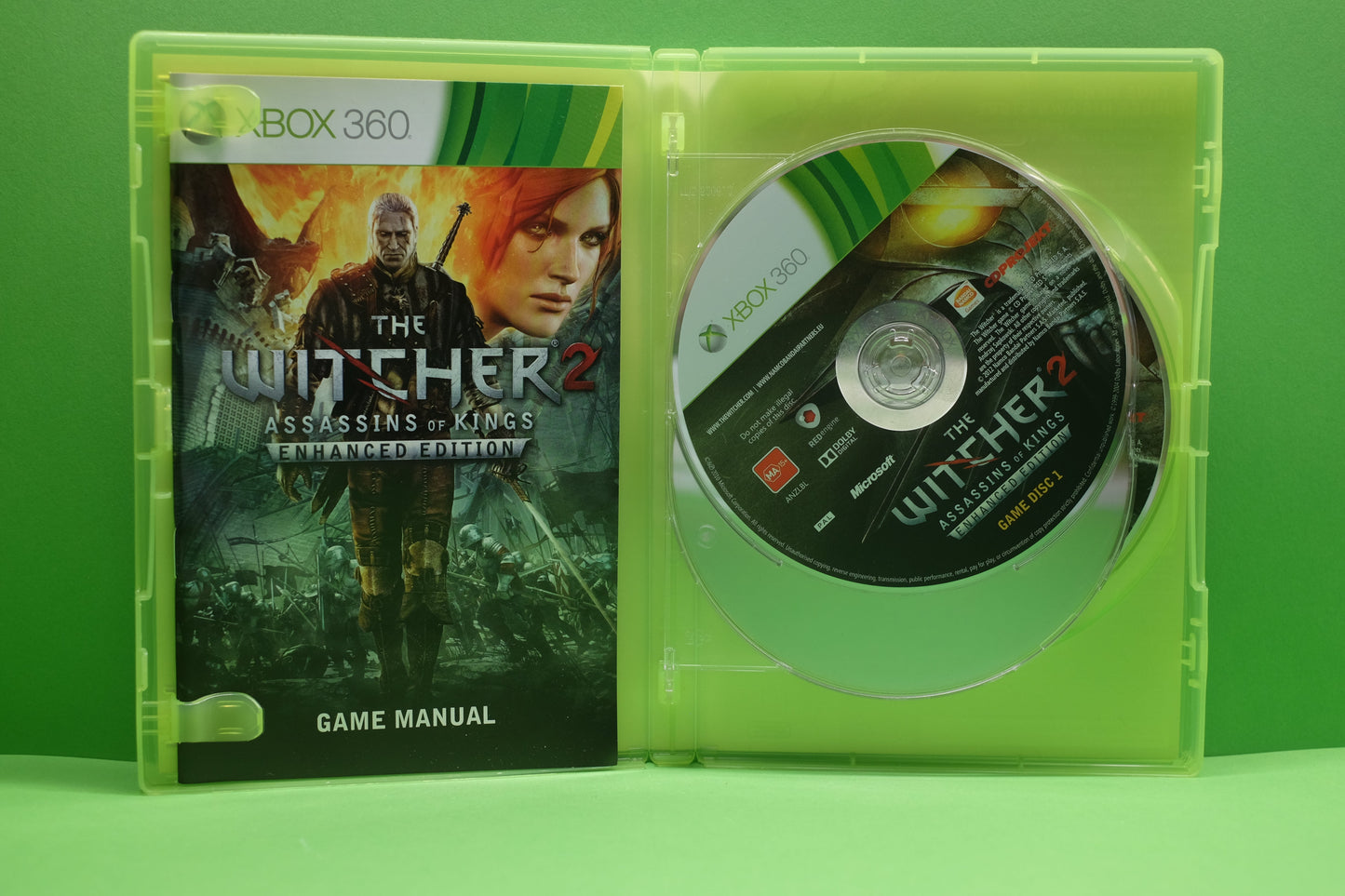 The Witcher 2 Assassins Of Kings (Enhanced Edition) *Complete* - Xbox 360 - Pre-Owned