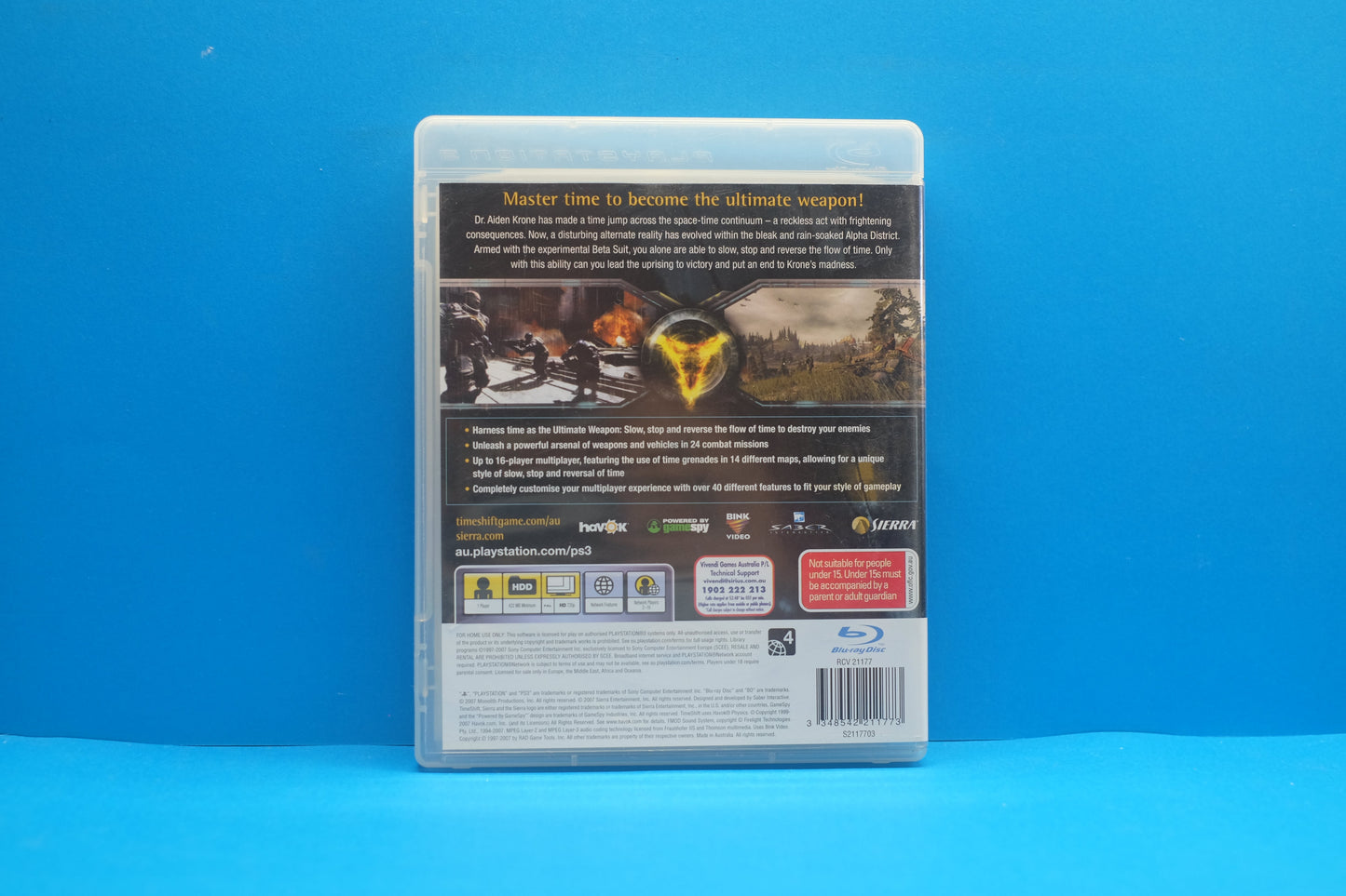 Time Shift *No Manual* - Playstation 3 - Pre-Owned