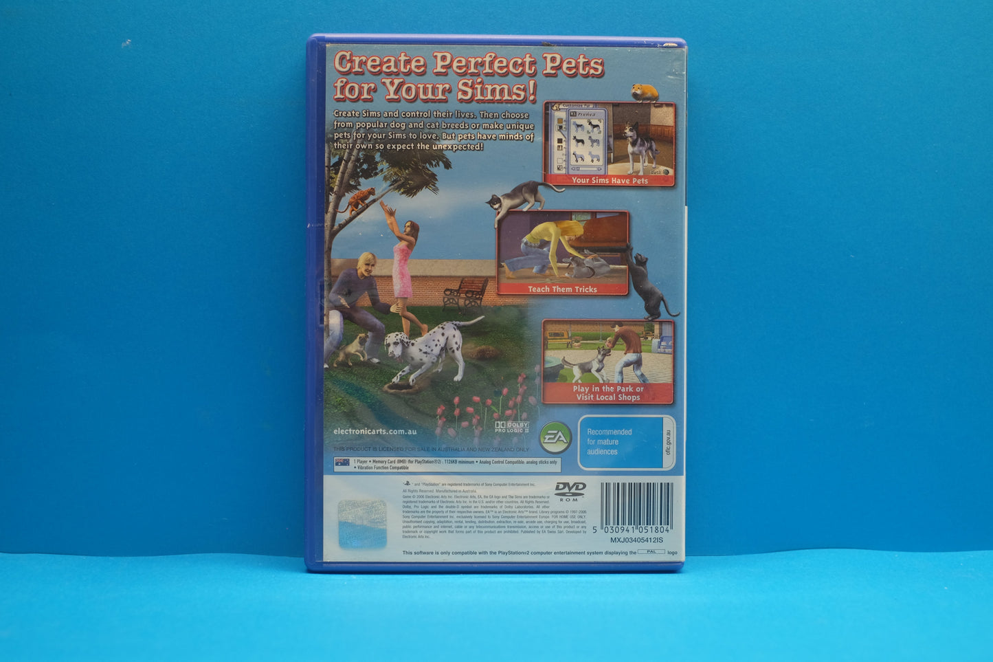 The Sims 2 Pets *No Manual* - Playstation 2 - Pre-Owned