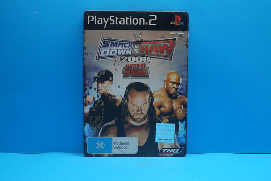 Smackdown VS Raw 2008 (Steel Book) - Playstation 2 - Pre-Owned