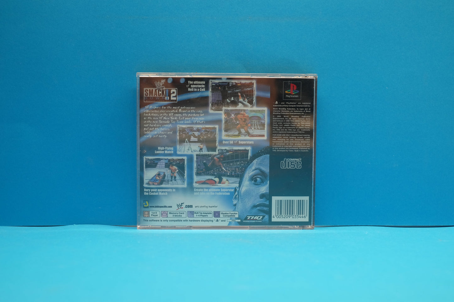 Smackdown 2 Know Your Role *No Manual* - Playstation 1 - Pre-Owned