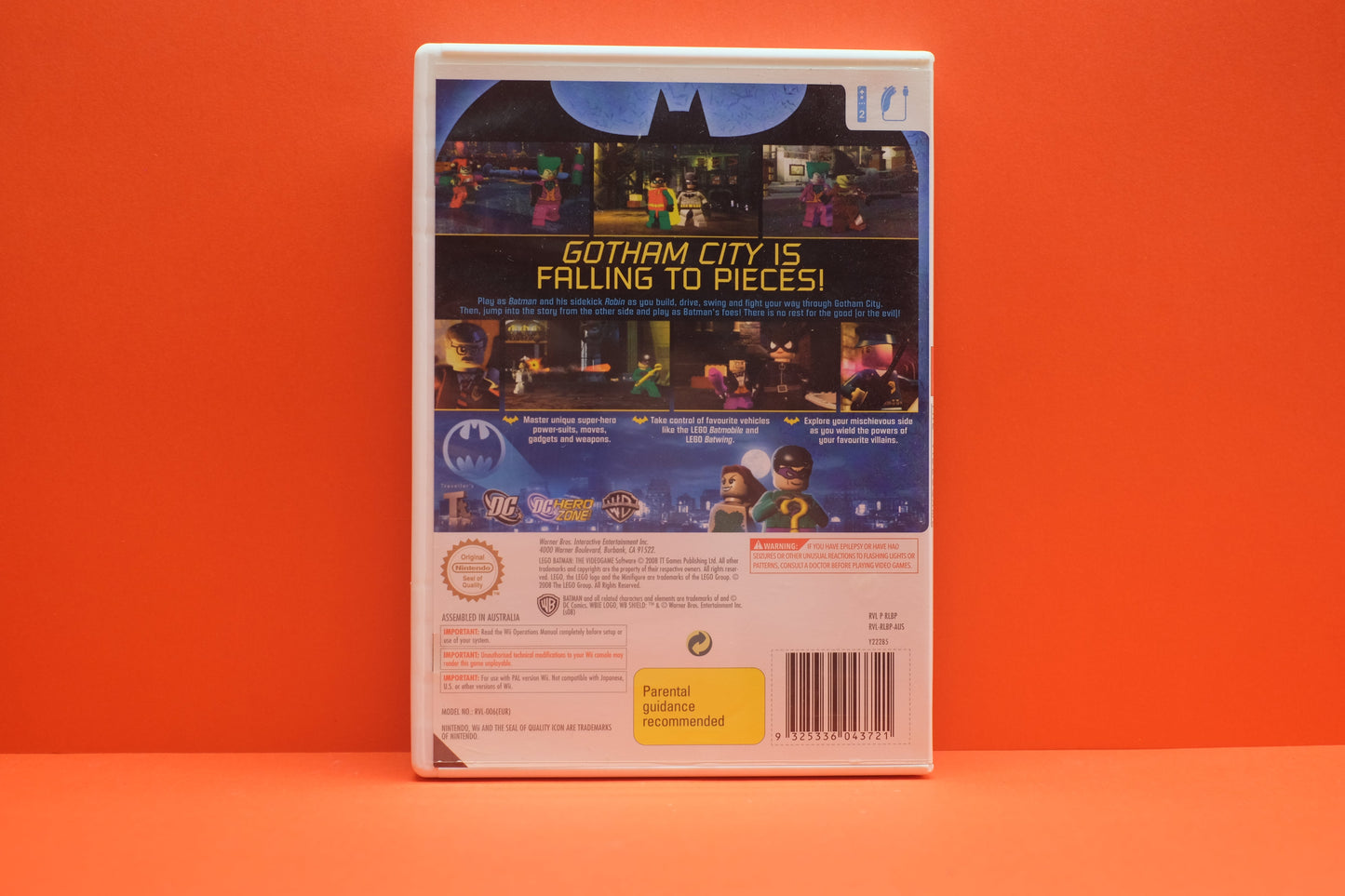Lego Batman The Video Game - Nintendo Wii - Pre-Owned