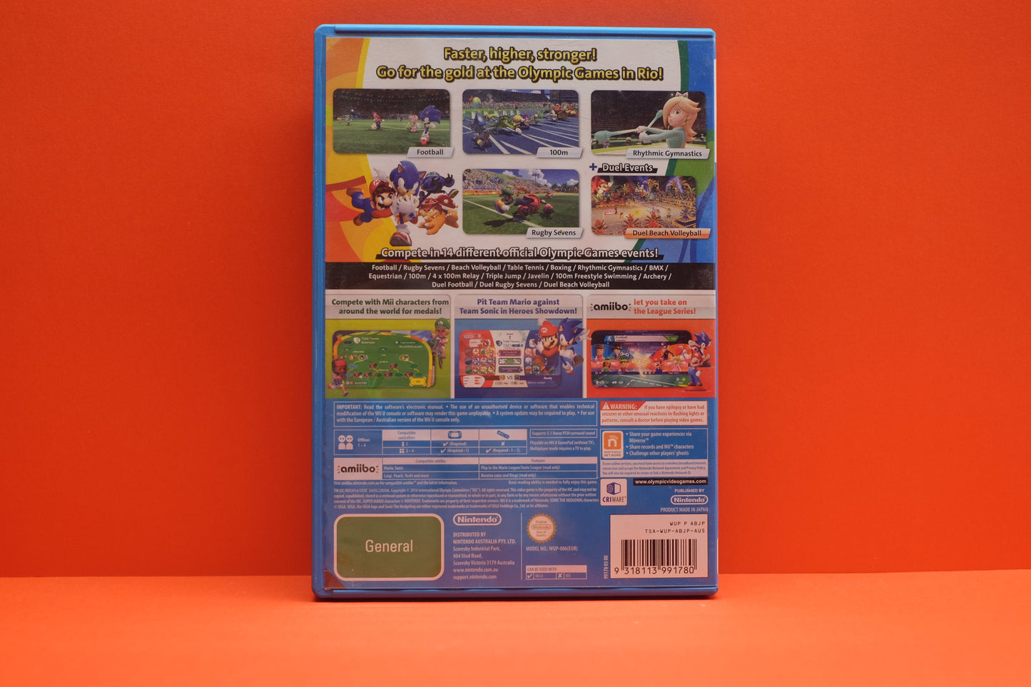 Mario & Sonic at the Rio 2016 Olympic Games - Nintendo Wii U - Pre-Owned