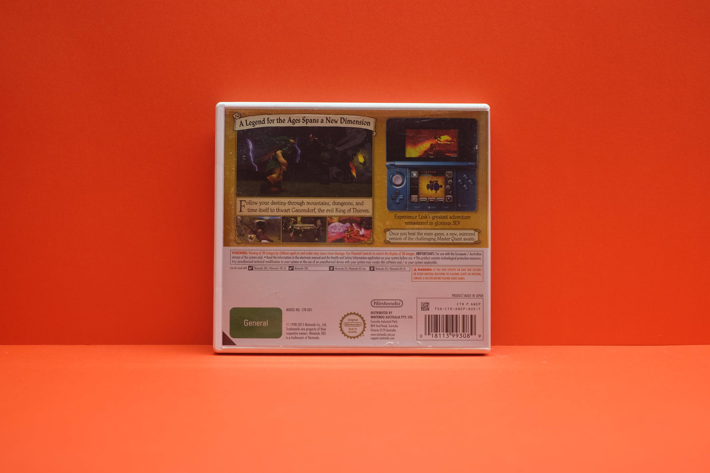 The Legend Of Zelda Ocarina Of Time 3D - Nintendo 3DS - Pre-Owned