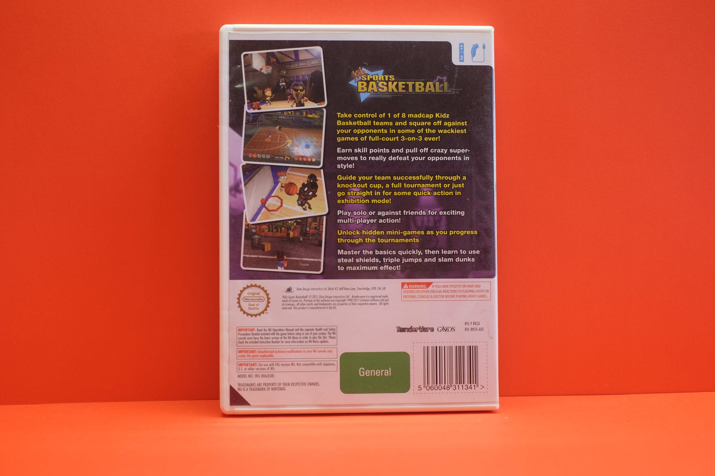 Kidz Sports Basketball - Nintendo Wii - Pre-Owned