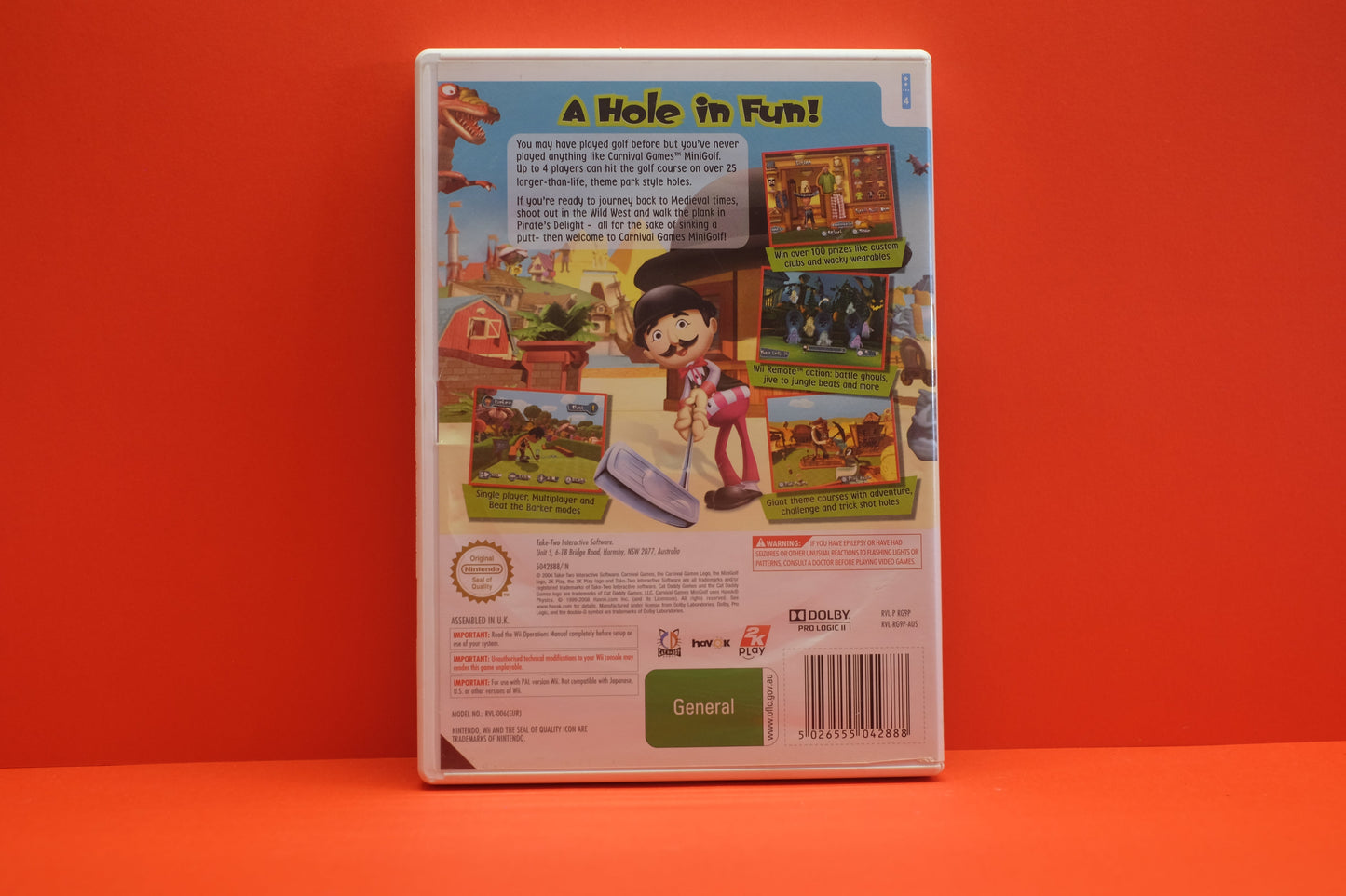 Carnival Games Mini Golf - Nintendo Wii - Pre-Owned