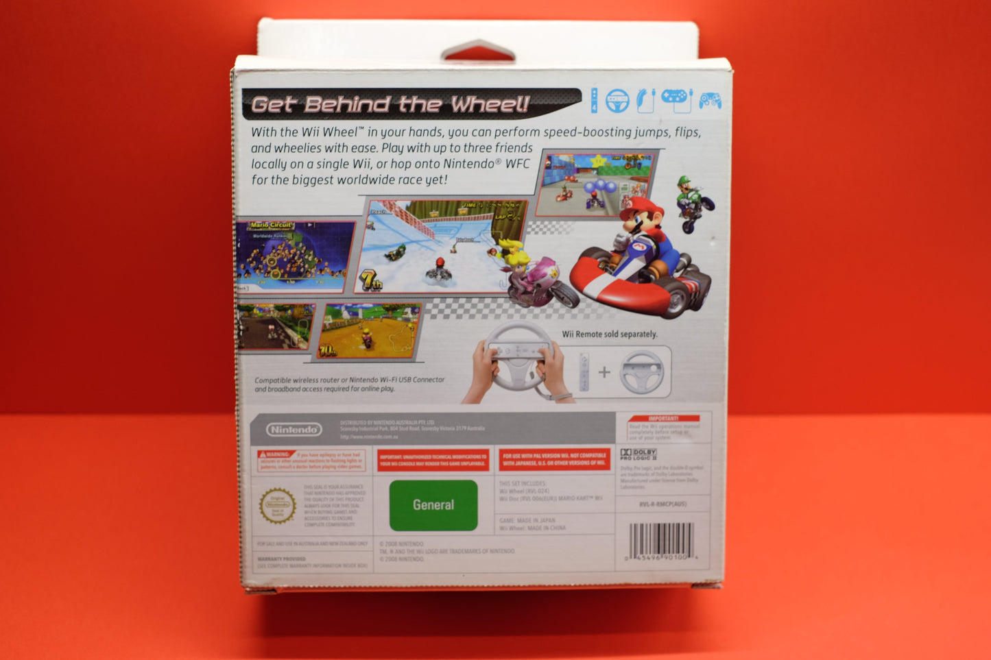 Mario Kart Steering Wheel & Game (Boxed) - Nintendo Wii - Pre-Owned