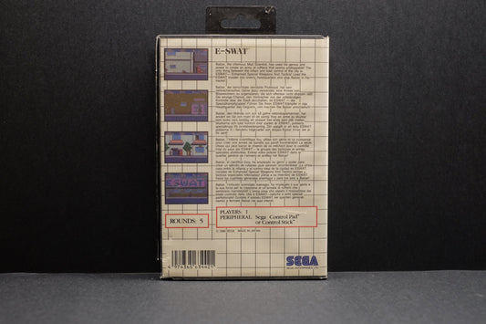 E-SWAT - Sega Master System - Pre-Owned
