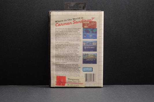 Where In The World Is Carmen Sandiego? - Sega Master System - Pre-Owned