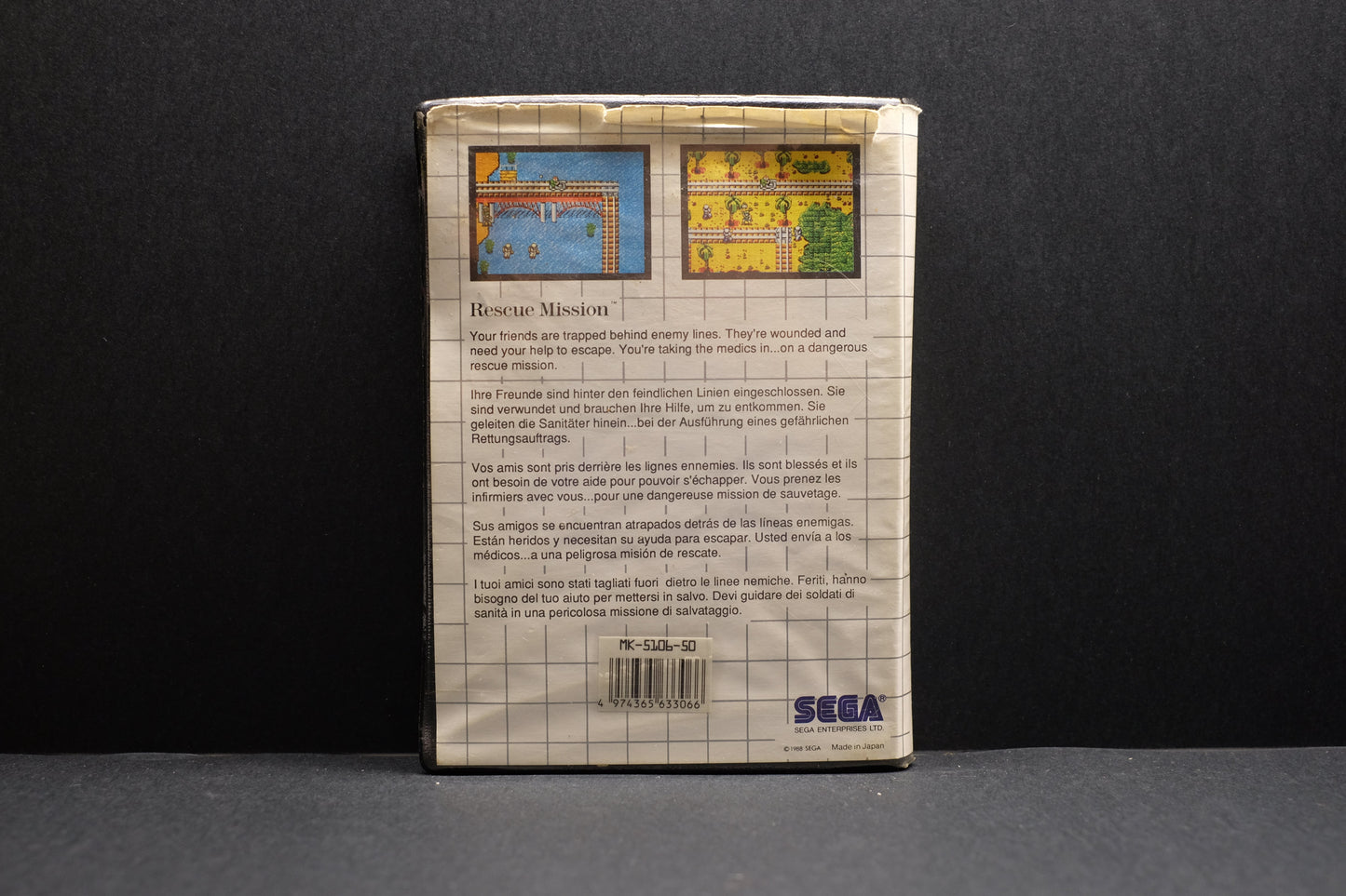 Rescue Mission - Sega Master System - Pre-Owned