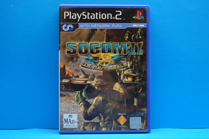 SOCOM II (2) U.S. Navy Seals - Playstation 2 - Pre-Owned