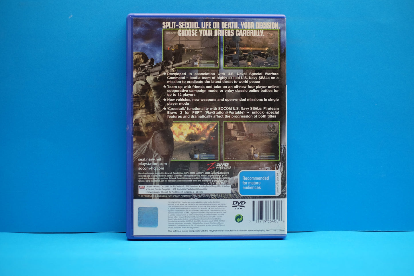 SOCOM U.S. Navy Seals Combined Assault - Playstation 2 - Pre-Owned