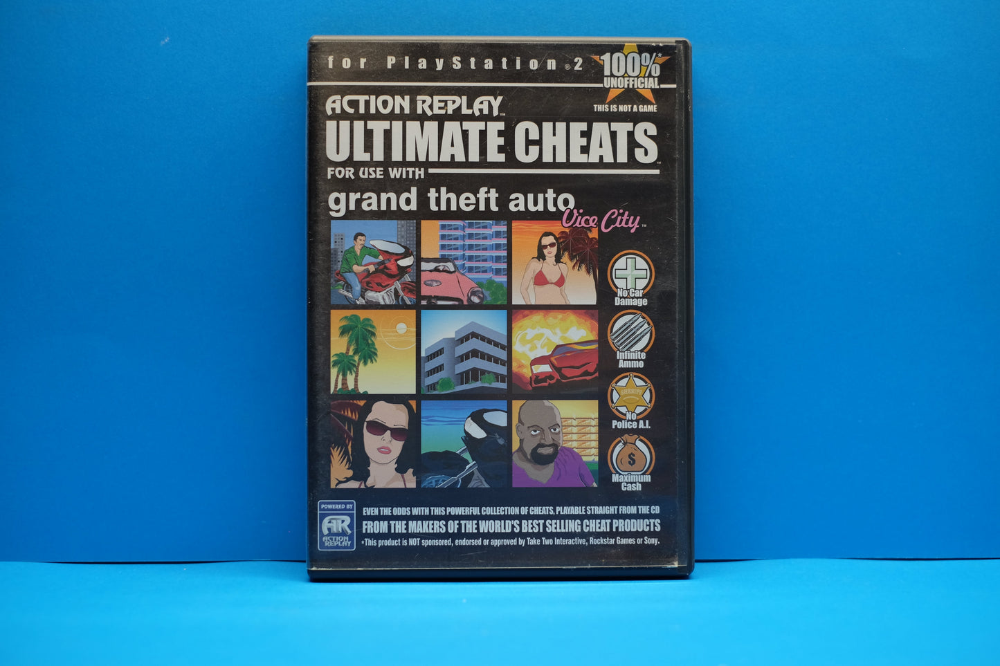 Action Replay Ultimate Cheats For Use With Grand Theft Auto Vice City - Playstation 2 - Pre-Owned