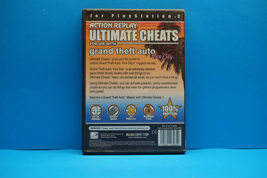 Action Replay Ultimate Cheats For Use With Grand Theft Auto Vice City - Playstation 2 - Pre-Owned