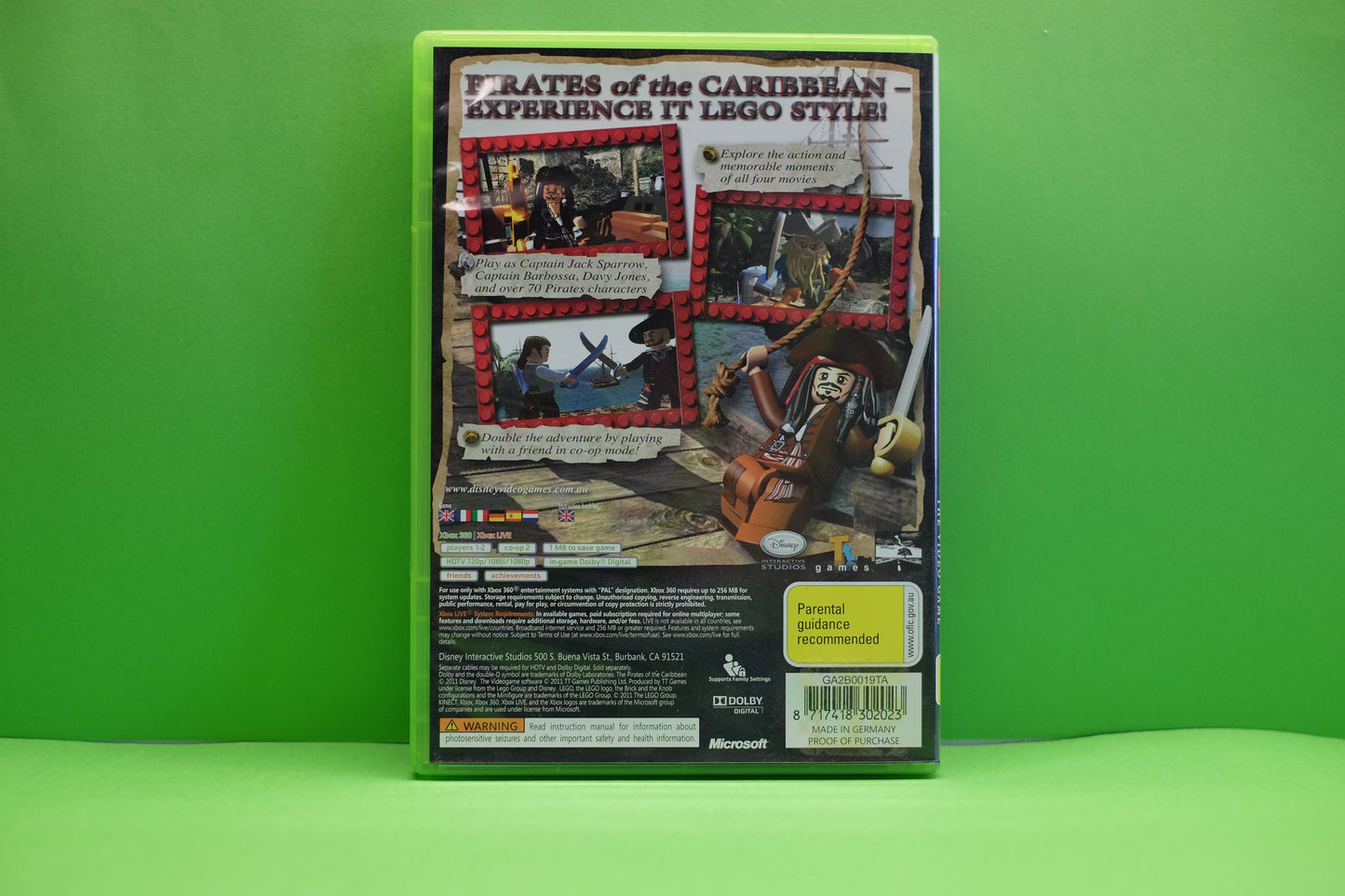 Lego Pirates Of The Caribbean The Video Game - Xbox 360 - Pre-Owned