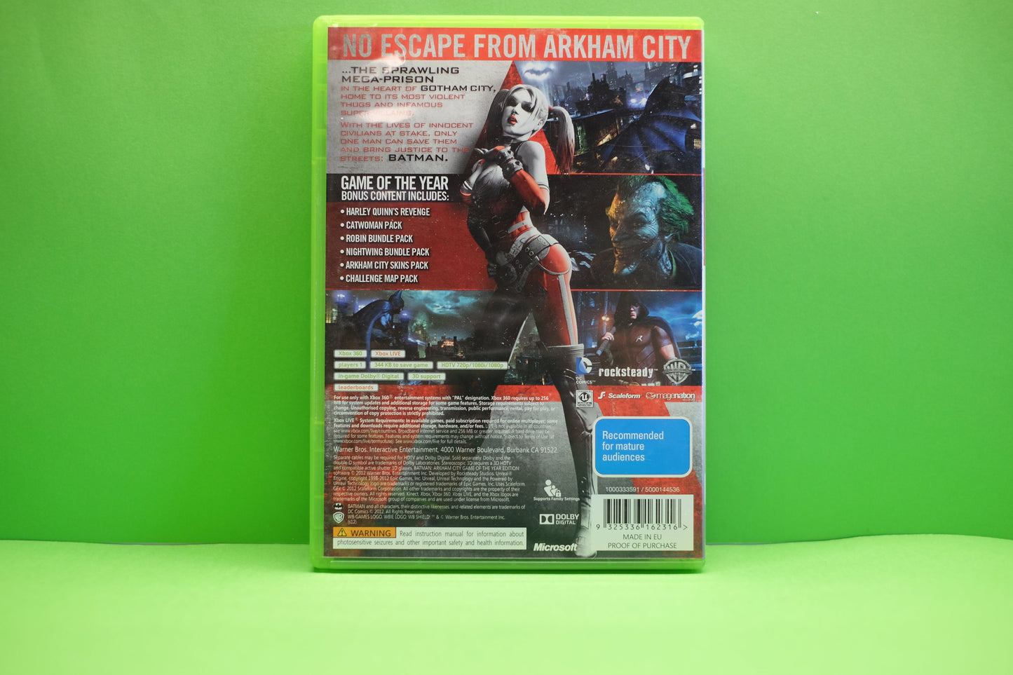 Batman Arkham City (Game Of The Year Edition) - Xbox 360 - Pre-Owned