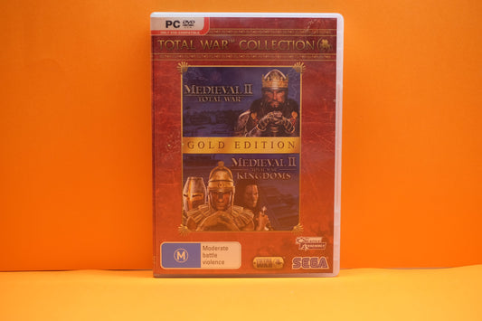 Total War Collection (Gold Edition) Medieval II (2) Total War & Medieval II (2) Total War Kingdoms - PC - Pre-Owned