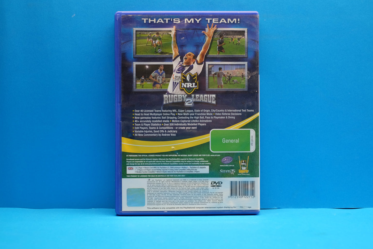 NRL Rugby League 2 - Playstation 2 - Pre-Owned