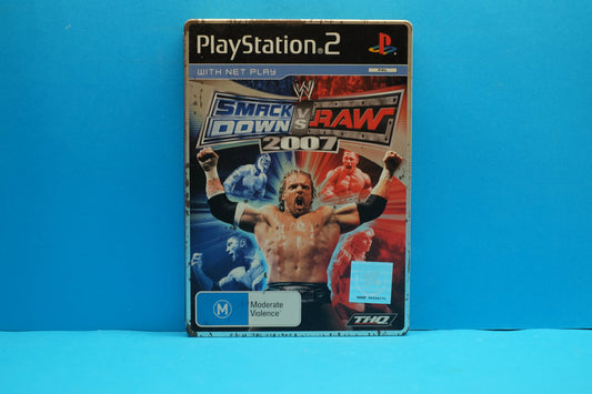 Smackdown Vs Raw 2007 (Steel Book) - Playstation 2 - Pre-Owned