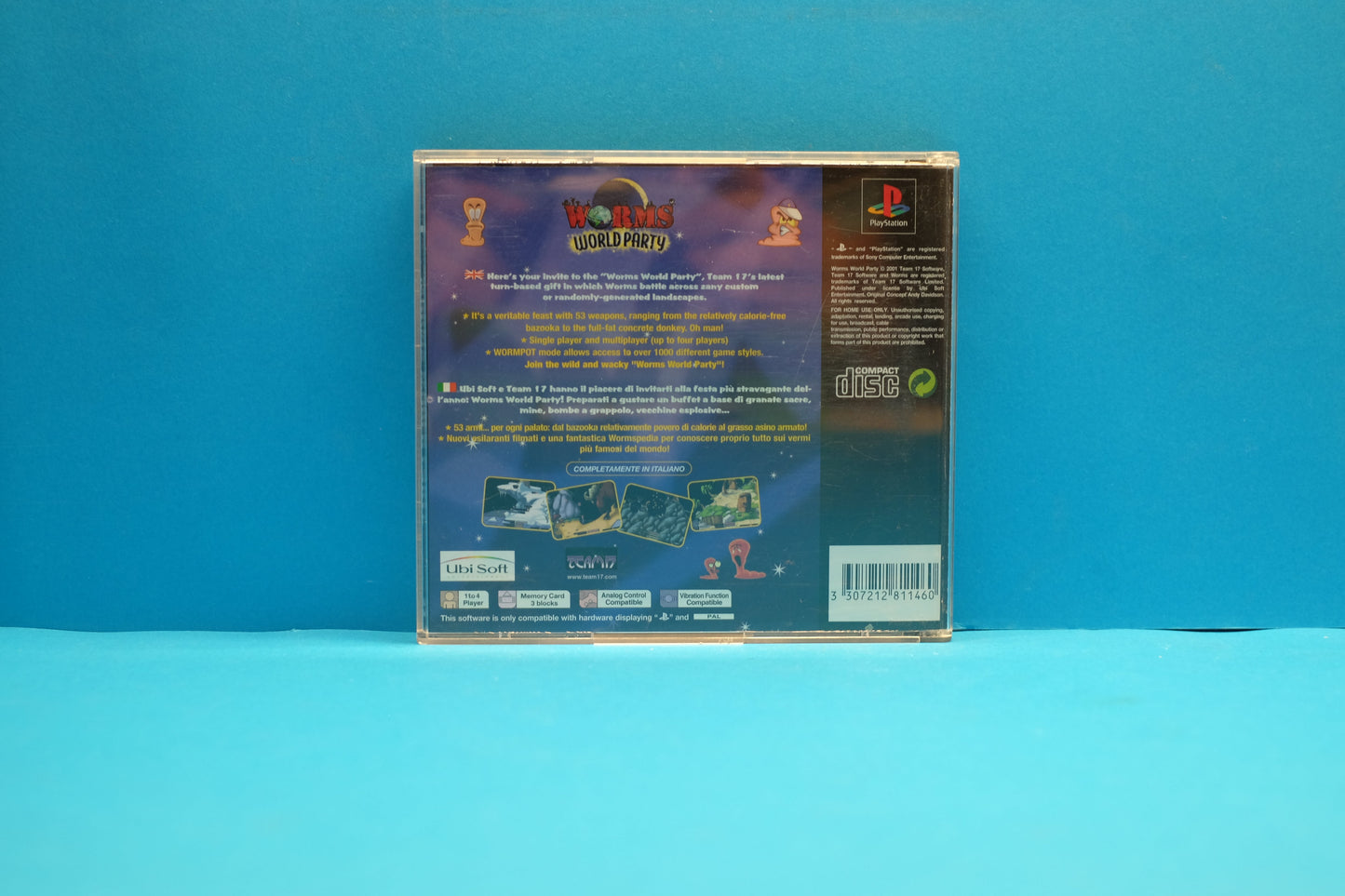 Worms World Party - Playstation 1 - Pre-Owned
