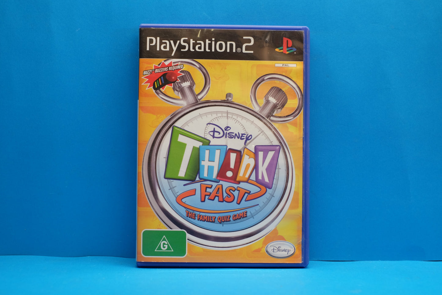 Disney Think Fast The Family Quiz Game - Playstation 2 - Pre-Owned