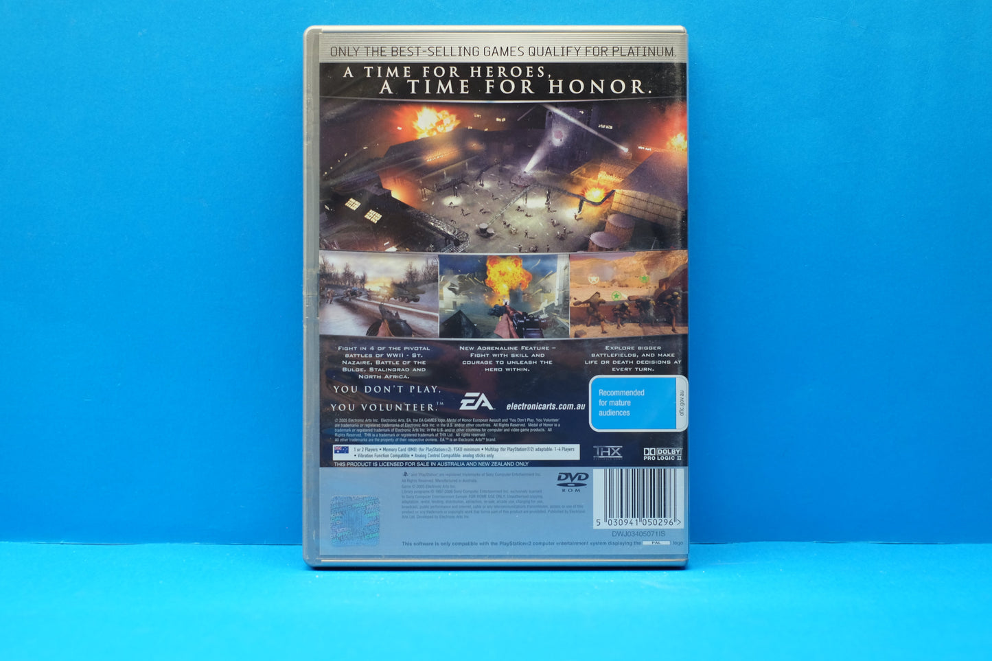 Medal Of Honor European Assault (Platinum) - Playstation 2 - Pre-Owned
