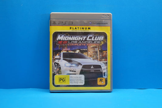 Midnight Club Los Angeles (Complete Edition) (Platinum) - Playstation 3 - Pre-Owned