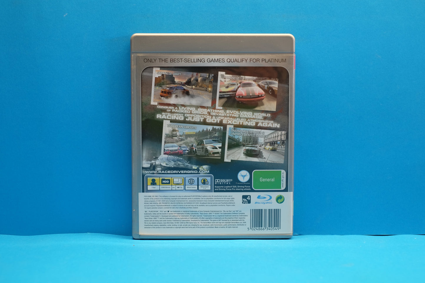 Race Driver Grid (Platinum) - Playstation 3 - Pre-Owned