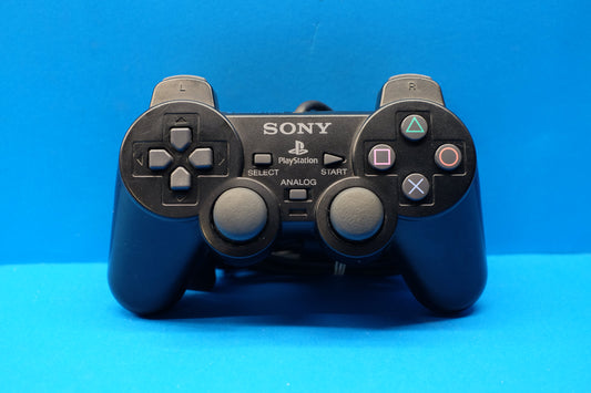 Official Dualshock 2 Playstation 2 (Black) Controller - Pre-Owned